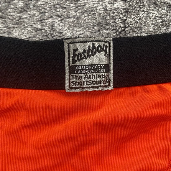 Men’s Eastbay Compression Shorts, Orange, Size XL - Picture 5 of 5